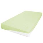 Drap-housse en peluche Sotta Coton / Polyester - Vert pastel - 90 x 200 cm