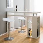 Table haute Daytona Blanc brillant - Blanc brillant