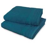 Handdoek Tom Tailor Katoen - Petrol blauw - (6-delige set) - 30x50cm