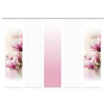 Schuifgordijn Magnone (5-delige set) Roze - Textiel - 60 x 245 x 245 cm