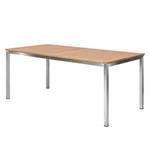 Table de jardin TEAKLINE Teck massif / Acier inoxydable - Largeur : 180 cm