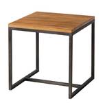 Table d’appoint Woodson Acacia massif / Fer - Acacia Marron clair