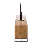 Tv-meubel Woodson IV massief acaciahout/ijzer - Acaciahouten Lichtbruin