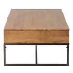 Table basse Woodson II Acacia massif / Fer - Acacia Marron clair