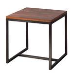 Table d’appoint Woodson Acacia massif / Fer - Acacia brun