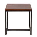 Table d’appoint Woodson Acacia massif / Fer - Acacia brun