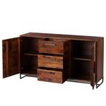 Credenza Woodson Acacia massello/ferro - Acacia Marrone - Larghezza: 145 cm