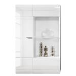 Buffet Carero Blanc brillant - Ouverture de porte à gauche