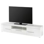 Tv-lowboard Liminka II hoogglans wit/wit