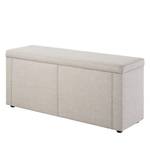 Banc Rhyme Textile - Gris - Largeur : 144 cm - Largeur : 144 cm