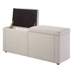 Banc Rhyme Textile - Gris - Largeur : 164 cm - Largeur : 164 cm