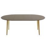 Table extensible Dalila Hêtre partiellement massif Marron - 120 x 90 cm