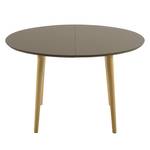 Table extensible Dalila Hêtre partiellement massif Marron - 120 x 90 cm