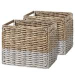 Paniers WORDS (lot de 2) Eichhornia - Beige / Blanc