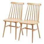 Chaises Bivio (lot de 2) Caoutchouc massif