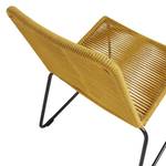 Chaise de jardin Megan Acier / Matière plastique - Jaune