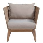 Fauteuils de jardin Bellano (lot de 2) Acier / Matière plastique - Beige