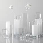 Vaas Lucca glas - Wit - 11 x 30 cm
