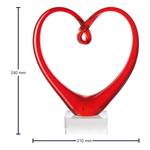 Sculptuur Heart rood