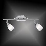 Plafondlamp Vino by Leuchten Direkt ijzer/zilverkleurig staal 2 lichtbronnen