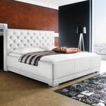 Letto imbottito Pisa Bianco - 180 x 200cm