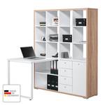 Mini-Office Lela Eiche Sonoma Dekor / Alpinweiß