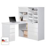 Mini-Office Jale Alpinweiß / Hochglanz Weiß