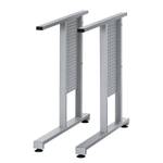 Set risparmio da ufficio Merit II 6 pezzi - Bianco ghaccio/Grigio lucido