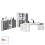 Set risparmio per ufficio Merit VIII 10 pezzi - Bianco ghaccio/Grigio lucido