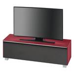 Tv-meubel Soundconcept I Mat kersenrood - Breedte: 140 cm