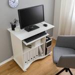 Bureau pour ordinateur Ene aspect vernis blanc