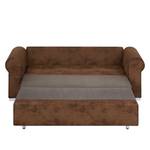 Schlafsofa LATINA Basic Country Microfaser - Microfaser Afua: Braun - Breite: 205 cm