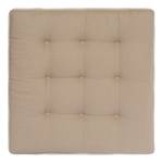 Sitzkissen New York (Quadrat) Beige - Textil - 40 x 4 x 40 cm