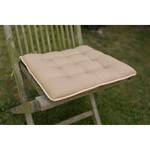 Cuscino per sedia New York (quadrato) Beige - Tessile - 40 x 4 x 40 cm