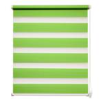 Store double Truro Matière synthétique / Fibre synthétique - Vert pistache / Blanc - 70 x 150 cm