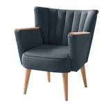 Fauteuil Bauro Tissu - Bleu jean