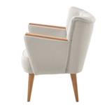 Fauteuil Bauro Tissu - Blanc