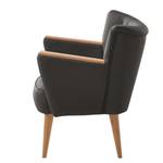 Fauteuil Bauro Tissu - Gris foncé