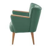 Fauteuil Bauro Tissu - Gris menthe