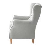 Oorfauteuil Luro Grijs - Textiel - 78 x 102 x 85 cm