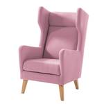 Oorfauteuil Bucoli vilt vilt - Mauve - Zonder hocker