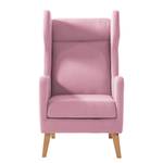 Ohrensessel Bucoli Filz Mauve - Ohne Hocker