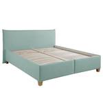 Letto imbottito Kolbäck Grigio menta - 160 x 200cm - Con rete a doghe