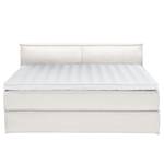 Lit boxspring Kinx Tissu - Tissu KINX : Blanc - 200 x 200cm - D2 souple - 100 cm