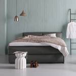 Lit boxspring Kinx Tissu KINX : Anthracite - 200 x 200cm - D2 souple - 100 cm