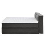 Premium boxspring KINX geweven stof - Stof KINX: Antracietkleurig - 200 x 200cm - H2 zacht - 100cm