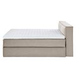 Premium Boxspringbett KINX Webstoff - Stoff KINX: Beige - 200 x 200cm - H2 - 100 cm