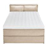 Lit boxspring Kinx Tissu KINX : Beige - 200 x 200cm - D2 souple - 100 cm