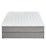 Lit boxspring Kinx Tissu - Tissu KINX : Gris - 200 x 200cm - D2 souple - Sans