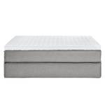 Premium Boxspringbett KINX Webstoff - Stoff KINX: Grau - 200 x 200cm - H2 - Ohne